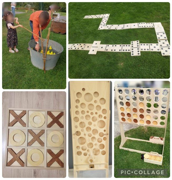Lot de 5 jeux géants