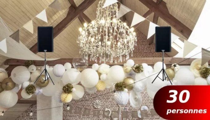 2 enceintes K8 jusqu'à 30 personnes