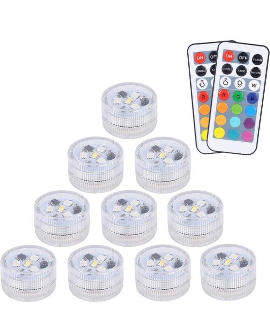 Led submersible avec piles