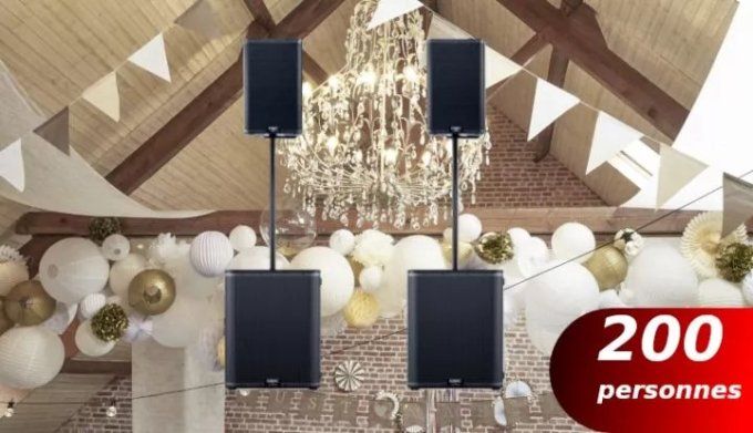 Diffusion 2 K12 / 2 KS 118 jusqu'à 200 personnes