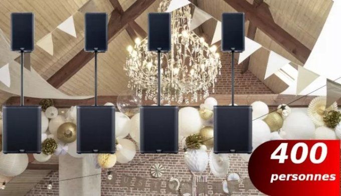 Diffusion 4 K12 / 4 KS 118 jusqu'à 400 personnes