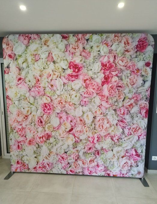 Fond fleurs pour coin photo