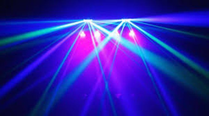 Pack 6 jeux de lumières + Machine à brouillard