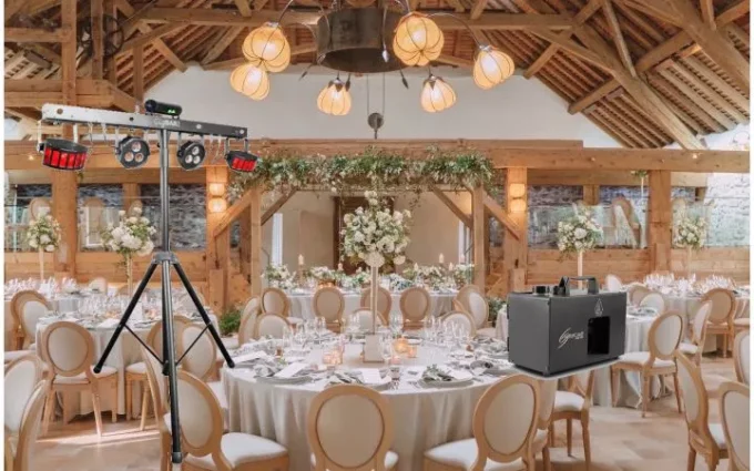 Pack 6 jeux de lumières + Machine à brouillard