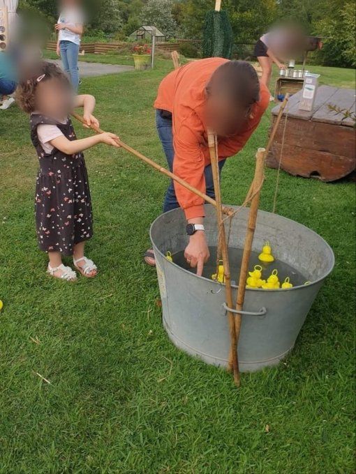 Pêche à la ligne géante