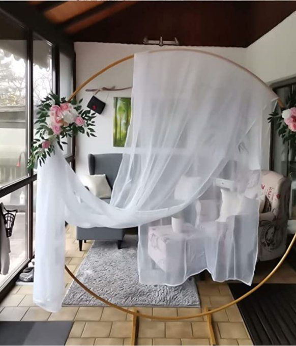 Tenture voilage 550cm pour arche 
